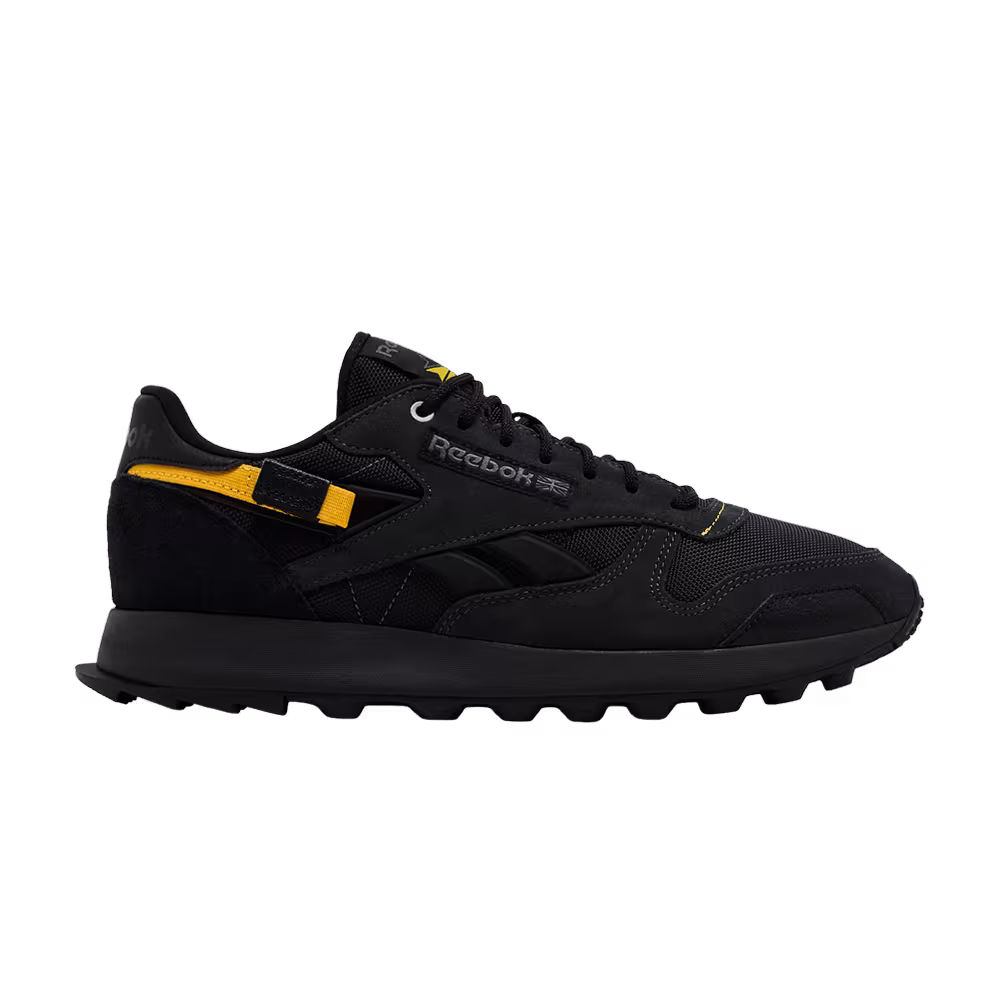 Reebok Classic Leather Winterized - Black Yellow