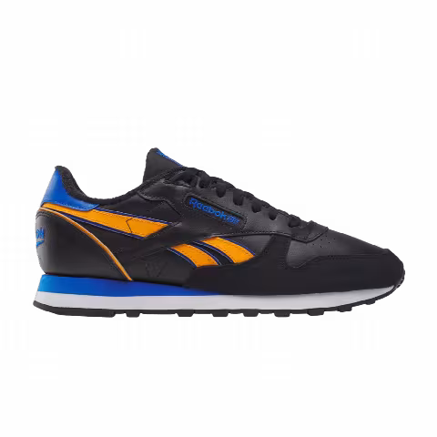 Reebok Classic Leather 'Black Orange Cobalt'
