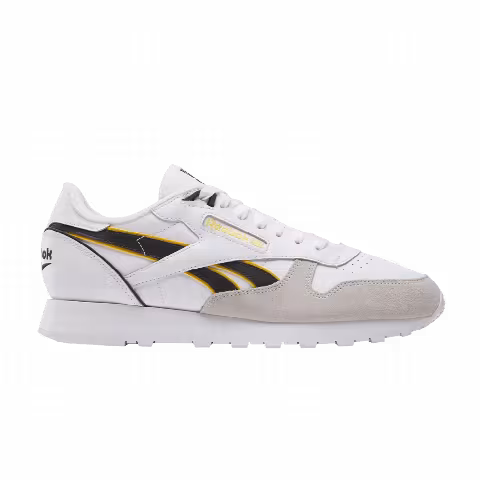 Reebok Classic Leather 'White Black Yellow'