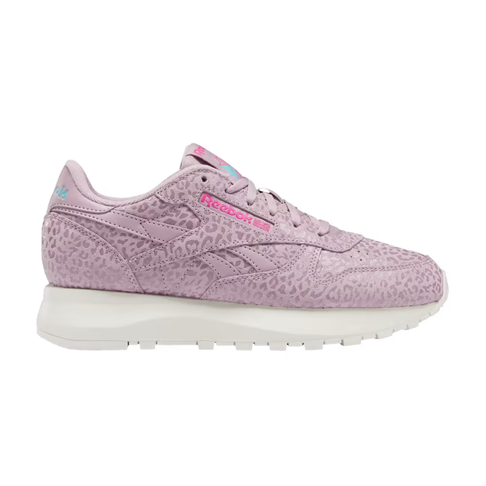 Reebok Women's Classic Leather SP Infused Lilac Leopard