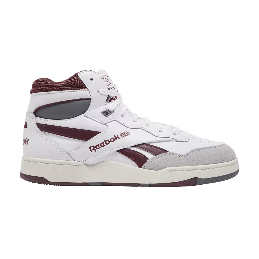 Reebok BB4000 2 Mid White Classic Maroon