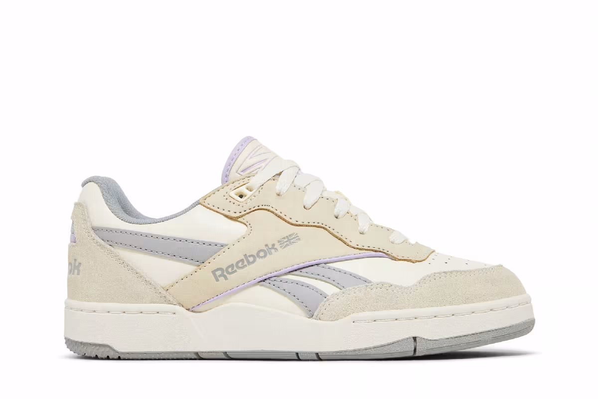 Reebok Women's BB4000 2 White Purple Oasis, view 2
