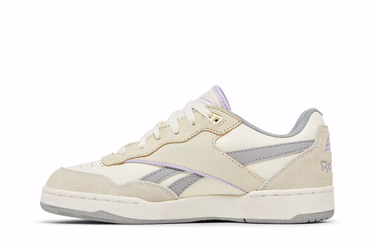 Reebok Women's BB4000 2 White Purple Oasis, view 4