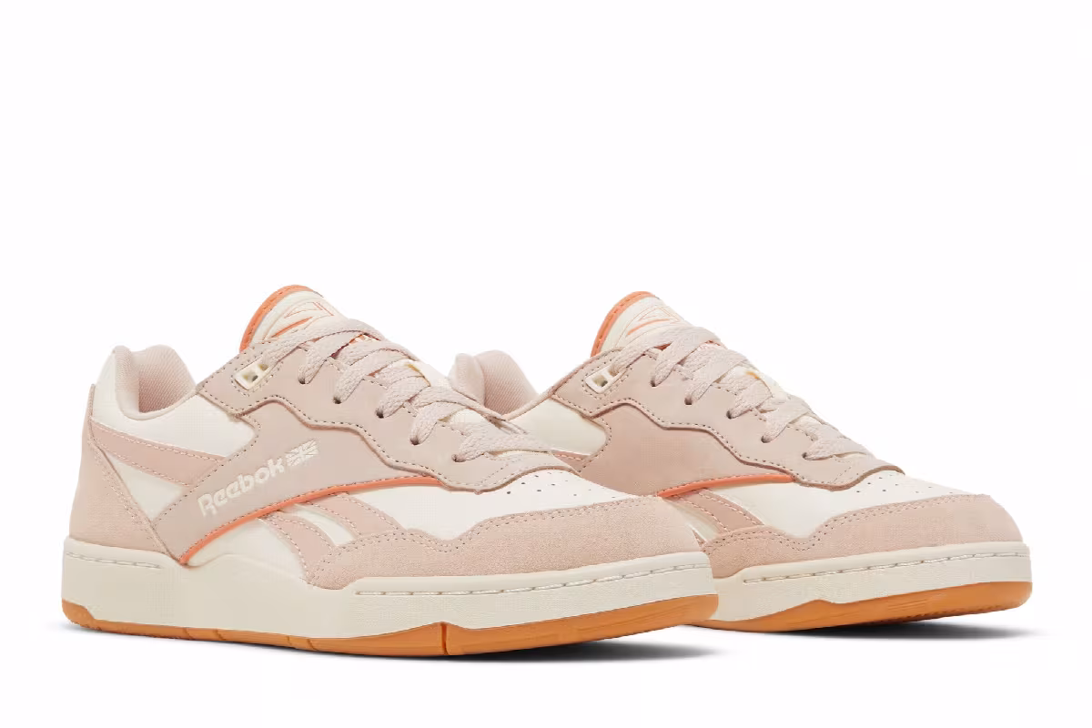 Reebok Women's BB4000 2 Soft Ecru Coral, view 9