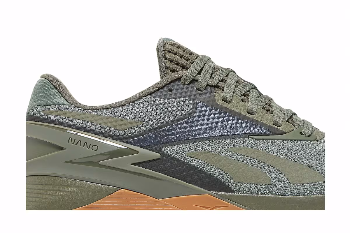 Reebok Nano X3 Hunter Green Gum, view 3