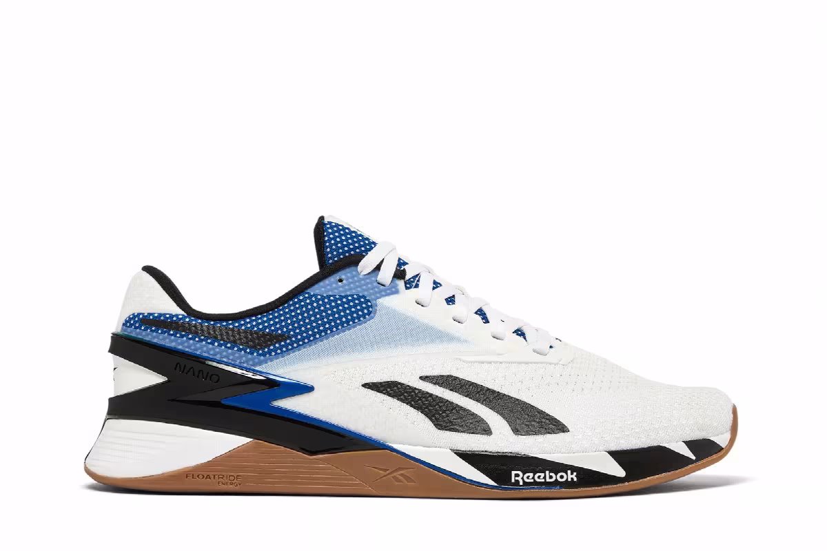 Reebok Nano X3 Blue Green Mismatched, view 2