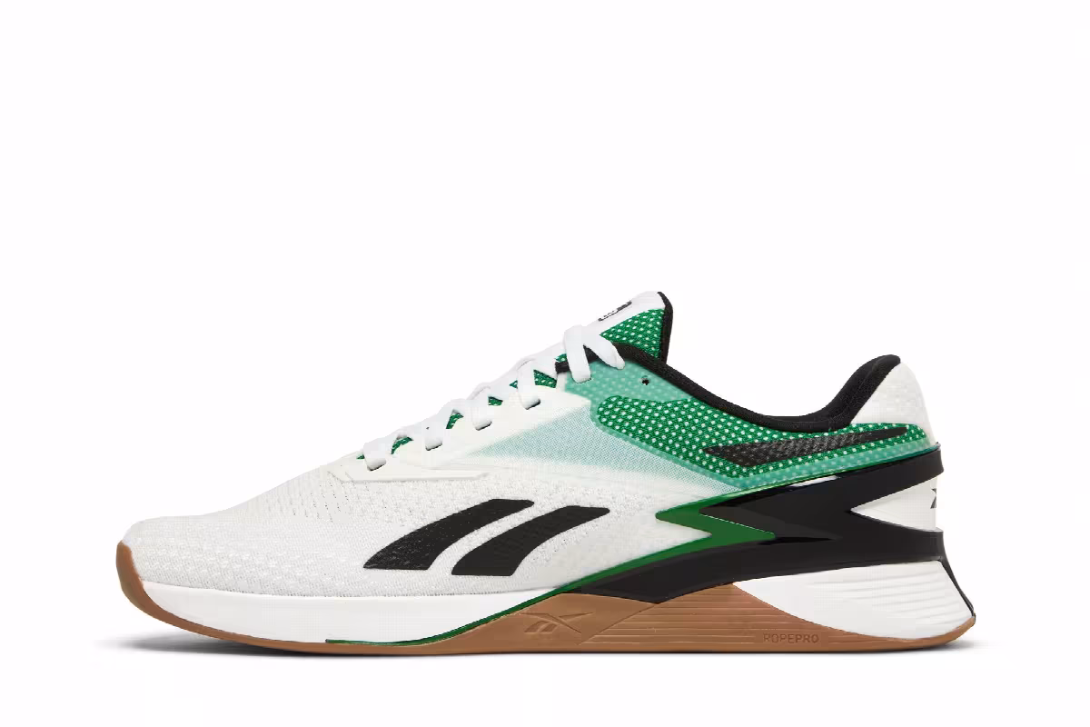 Reebok Nano X3 Blue Green Mismatched, view 4