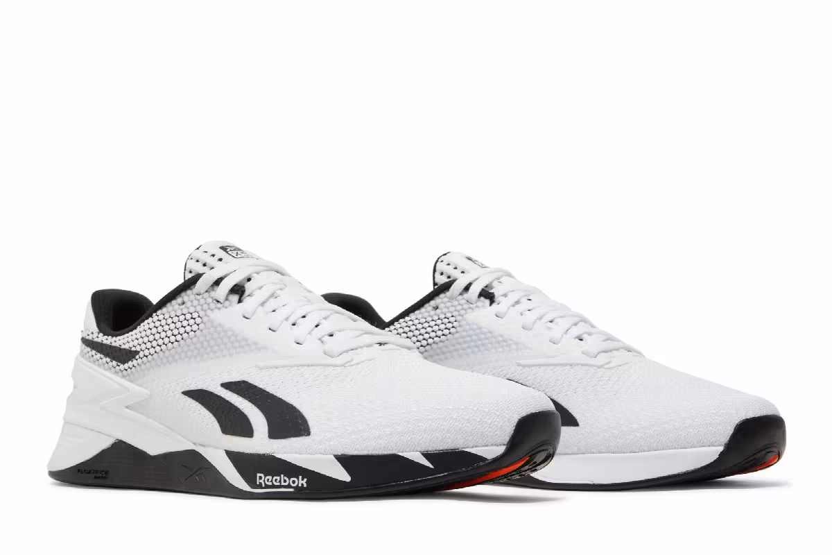 Reebok Nano X3 White Black, view 9