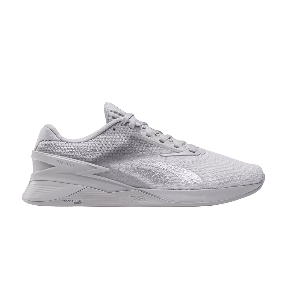 Reebok Women's Nano X3 Pure Grey Silver Metallic