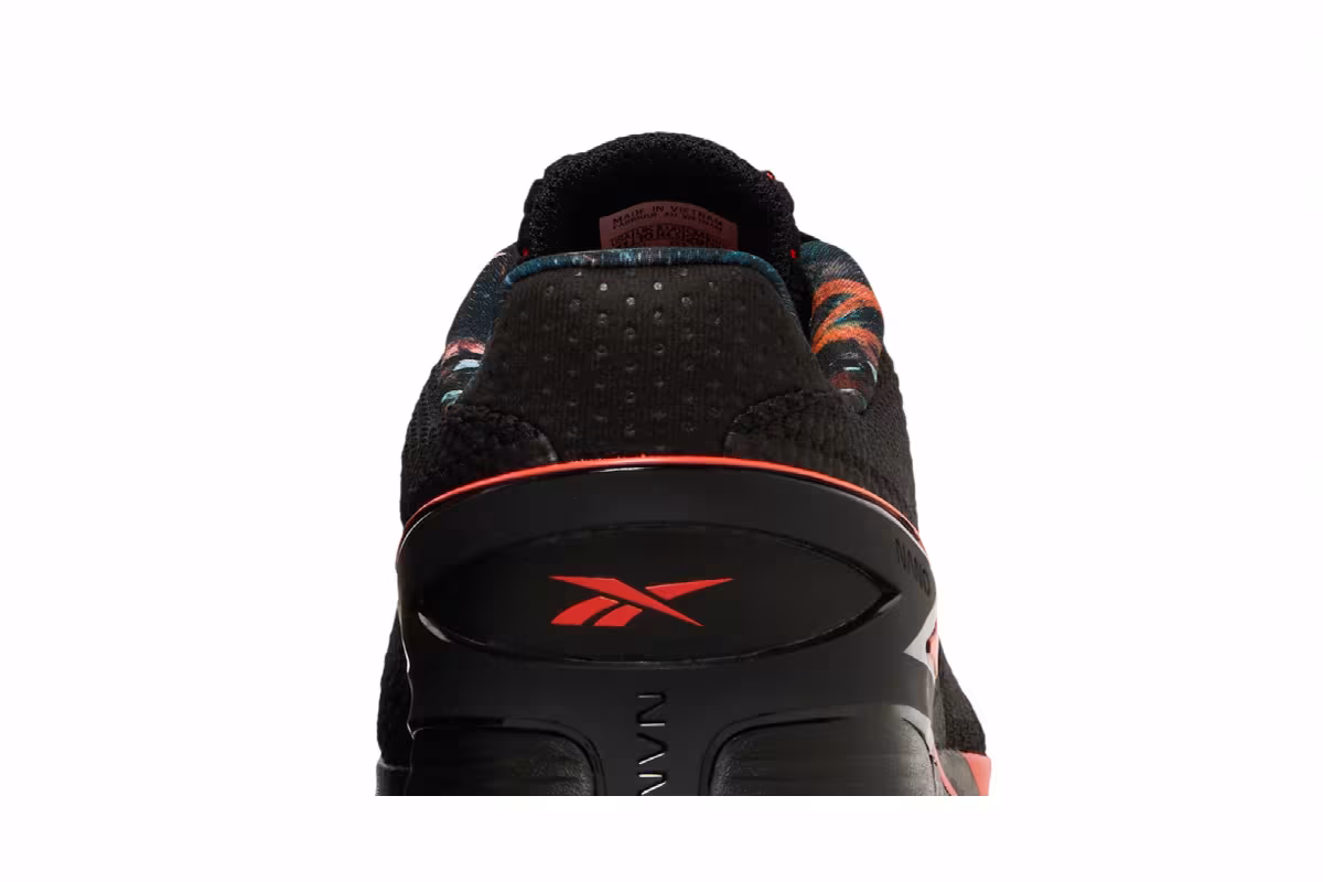 Reebok Nano X3 Black Orange Flare, view 8
