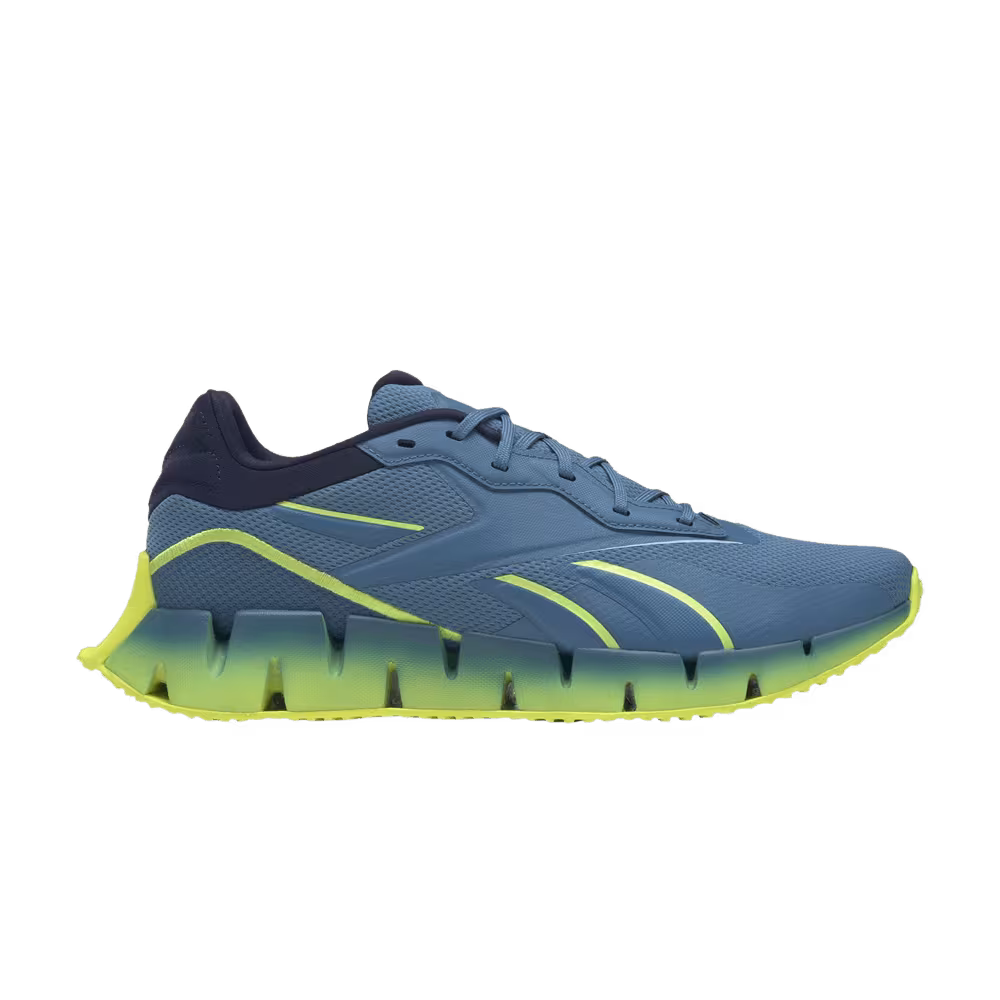 Reebok Zig Dynamica 4 Steely Blue Acid Yellow