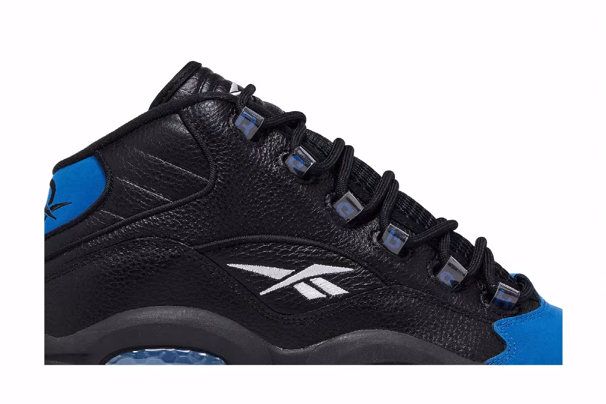 Reebok Question Mid Black Vector Blue, view 3