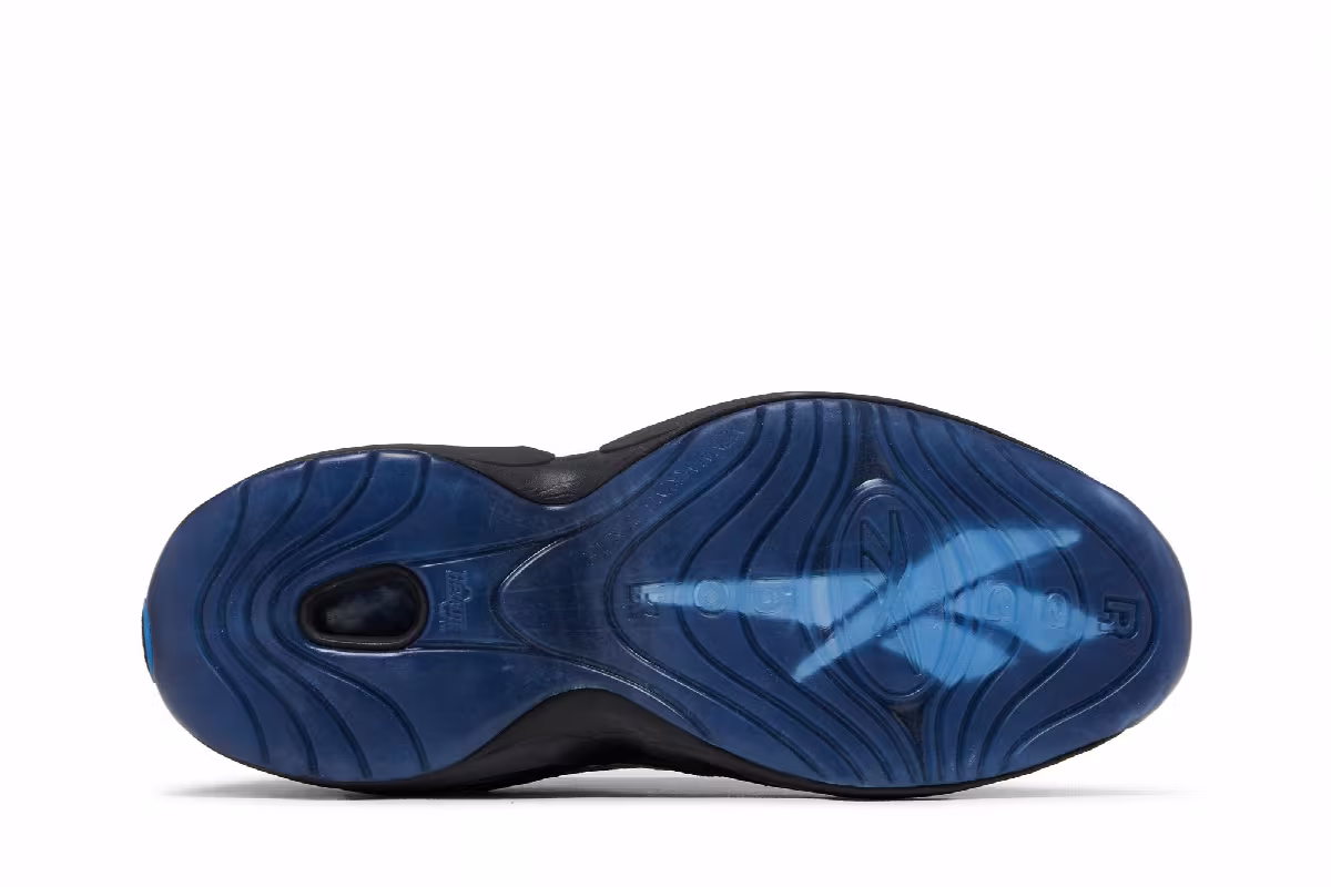 Reebok Question Mid Black Vector Blue, view 5