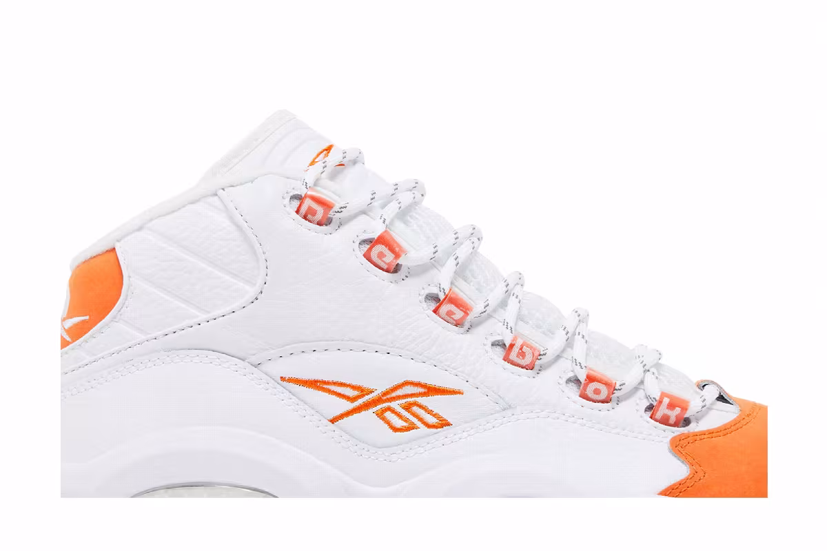 Reebok Question Mid Orange Toe 2023, view 3