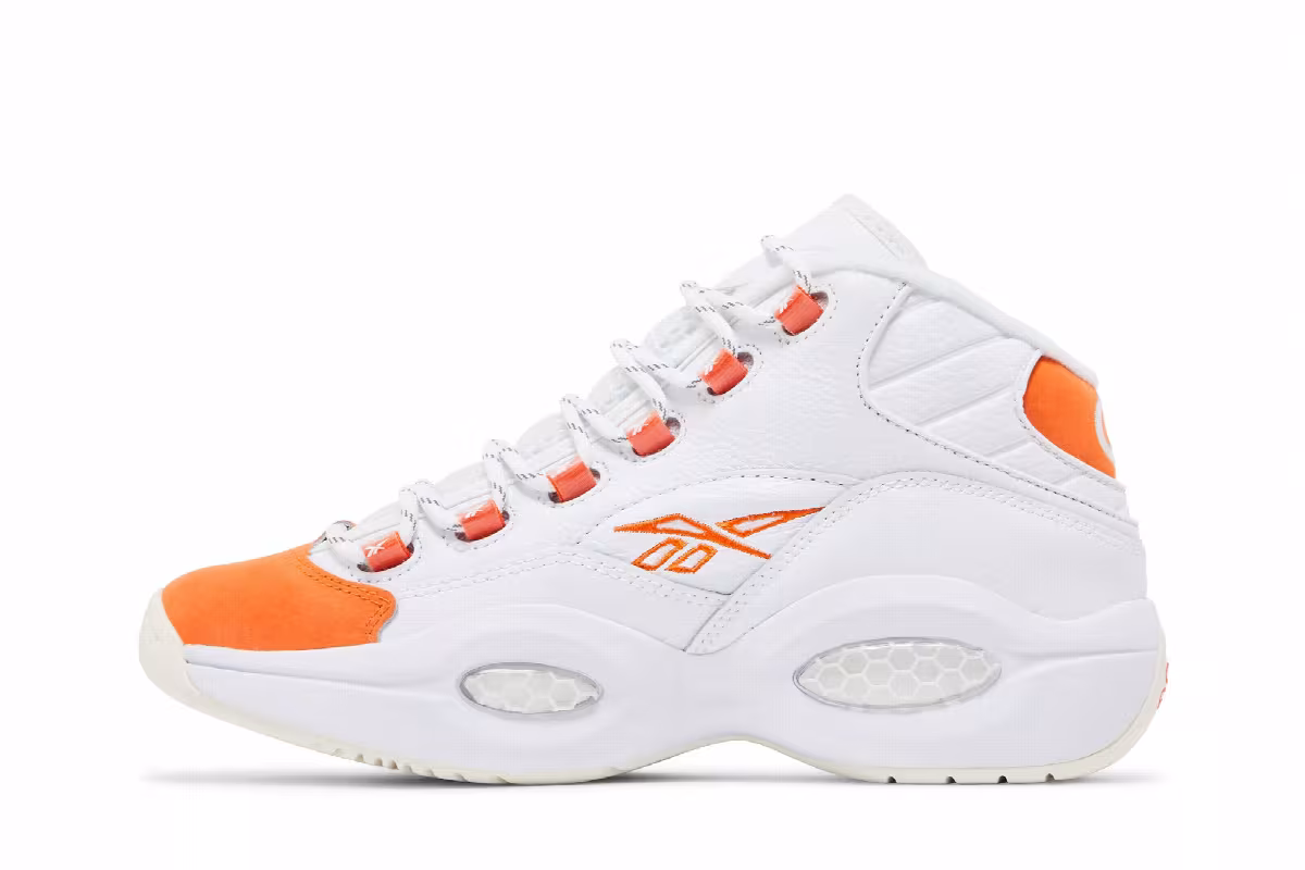 Reebok Question Mid Orange Toe 2023, view 4
