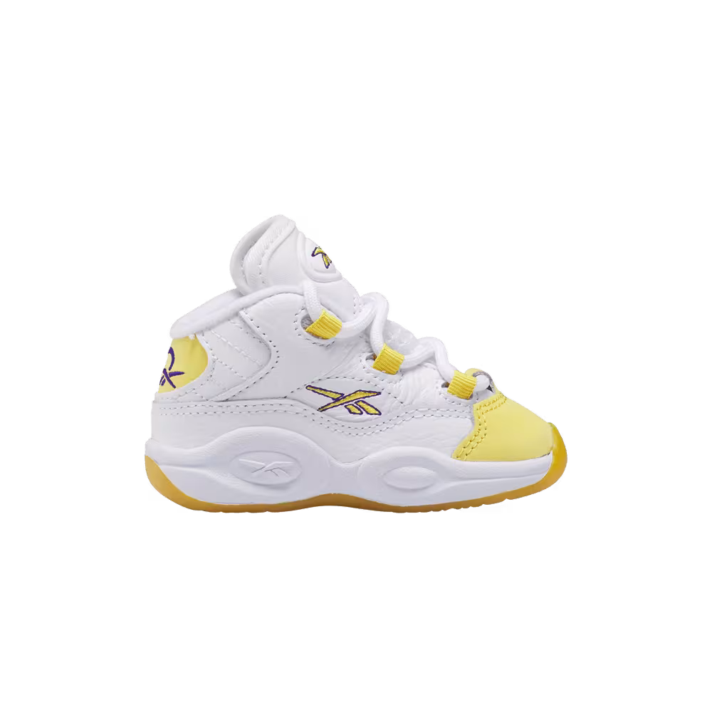 Reebok Question Mid Toddler Yellow Toe