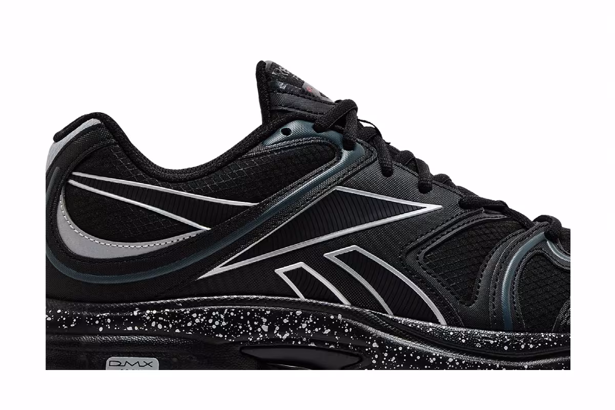 Reebok Premier Road Plus 6 Black Silver Metallic, view 3