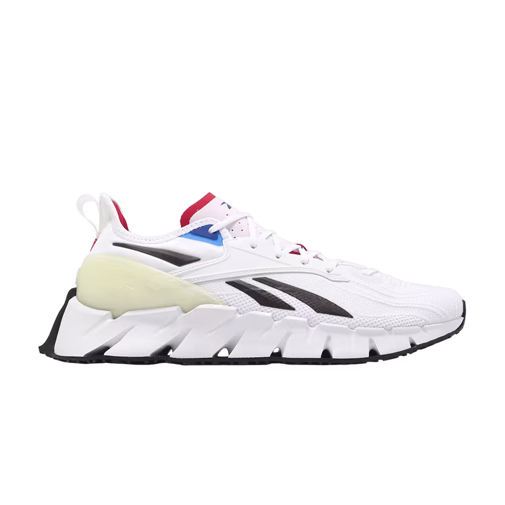 Reebok Zig Kinetica 3 White Black Vector Red