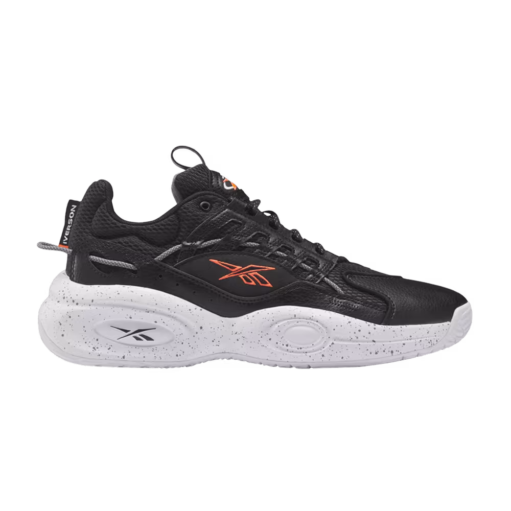 Reebok Solution Mid Black Orange Flare