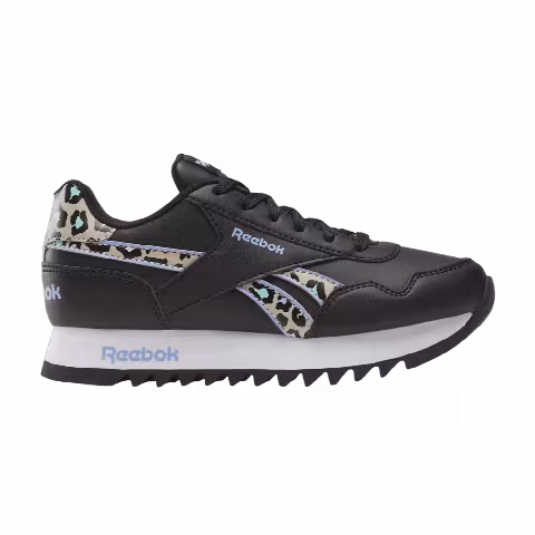 Reebok Royal Classic Jogger Platform Little Kid 'Black Leopard'