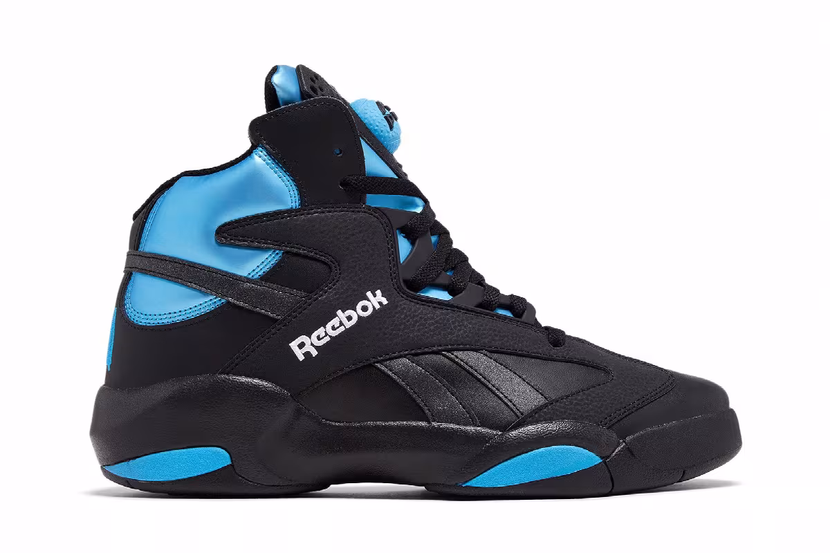 Reebok Shaq Attaq Black Azure 2023, view 2