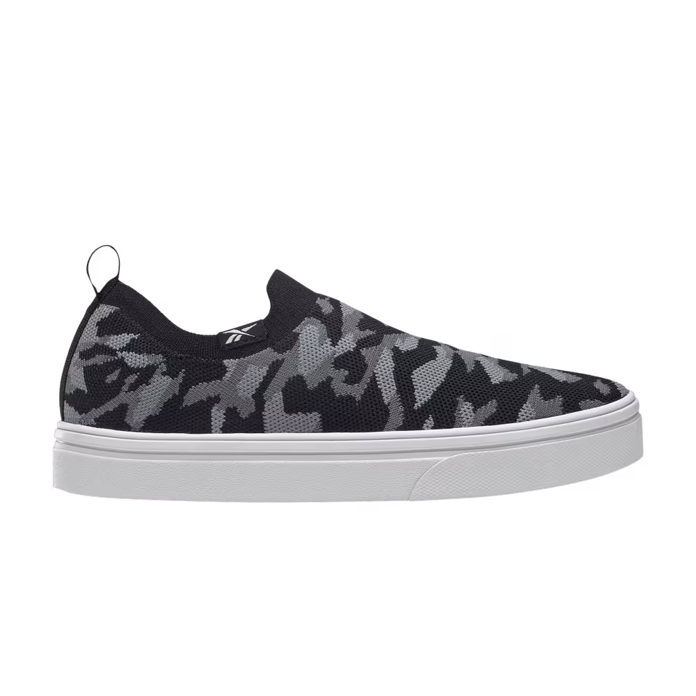 Reebok Women's OnLux Slip-On Black Camo