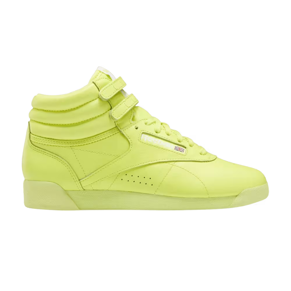 Reebok Women's Freestyle High Solar Acid Yellow