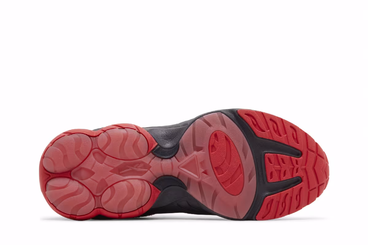 Kanghyuk x Reebok DMX Run 6 Modern LTD Black Onyx Red, view 5
