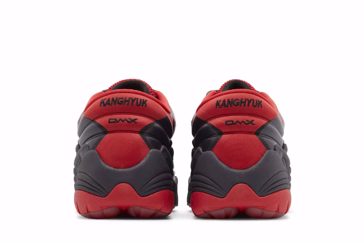 Kanghyuk x Reebok DMX Run 6 Modern LTD Black Onyx Red, view 7
