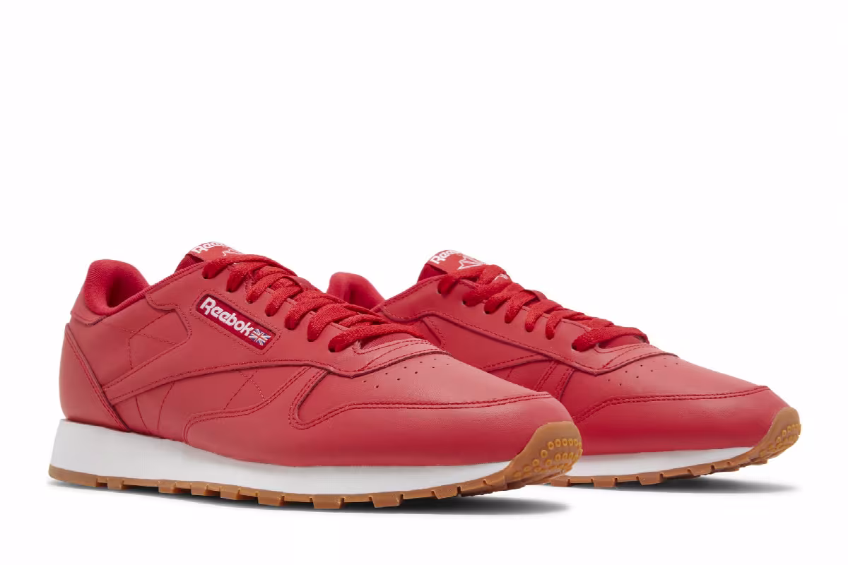 Reebok Classic Leather Vector Red Gum, view 9