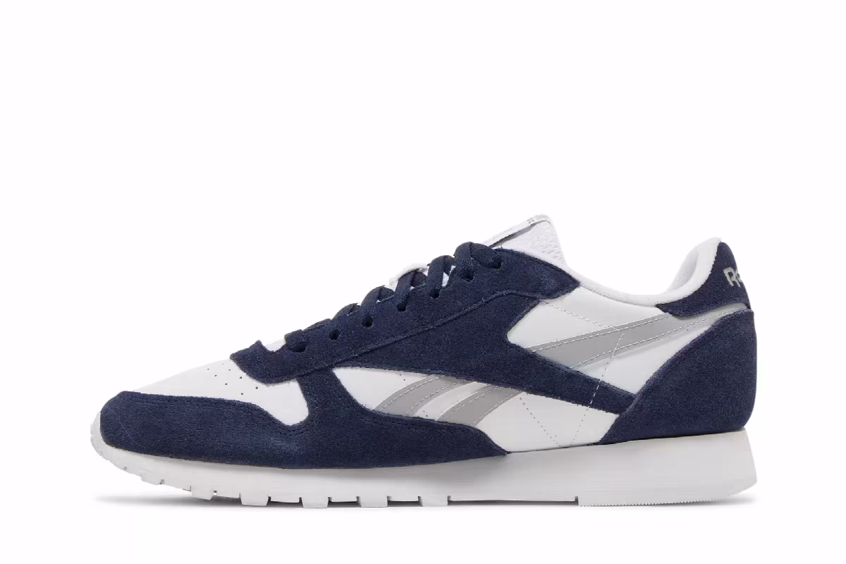 Reebok Classic Leather Vector Navy White, view 4