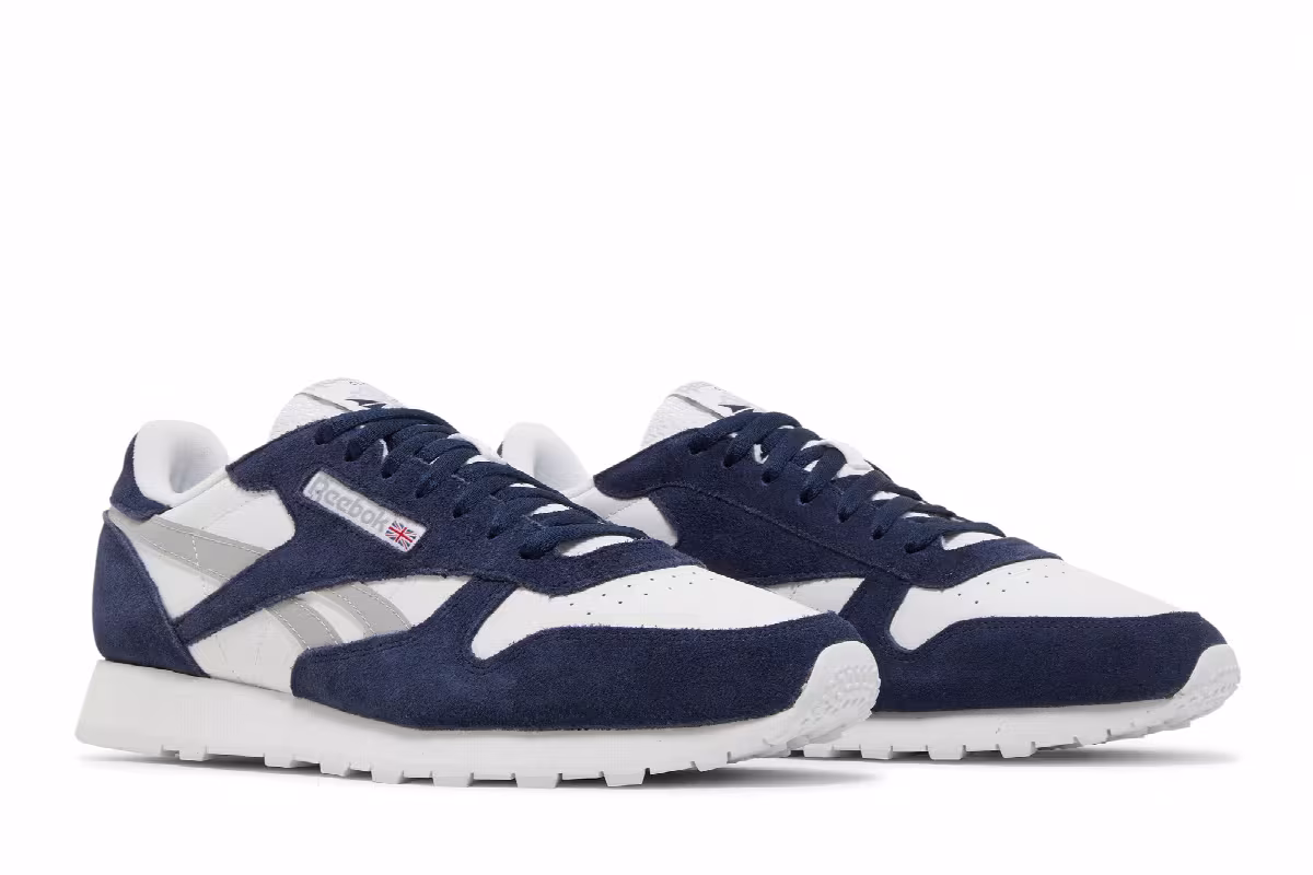 Reebok Classic Leather Vector Navy White, view 9