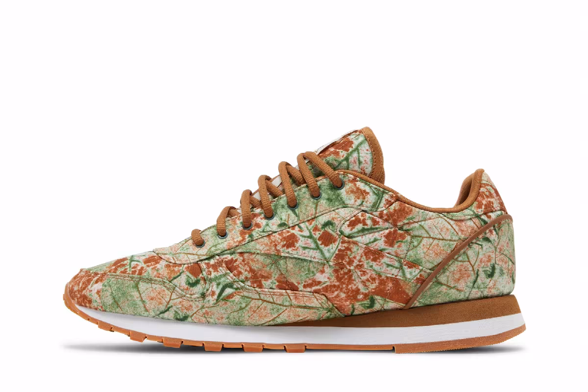 LQQK Studios x Reebok Classic Leather Leaf Camo, view 4
