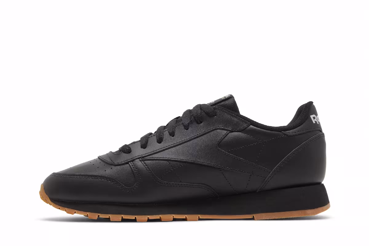 Reebok Classic Leather Black Gum, view 4