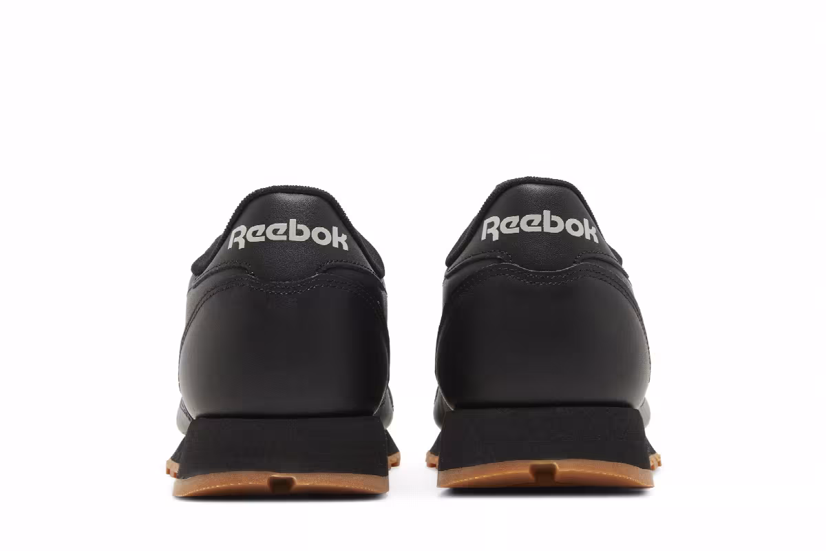 Reebok Classic Leather Black Gum, view 7
