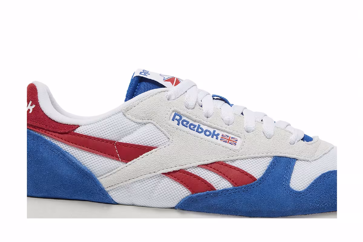Reebok Classic Leather Make It Yours - White Vector Red Blue, view 3