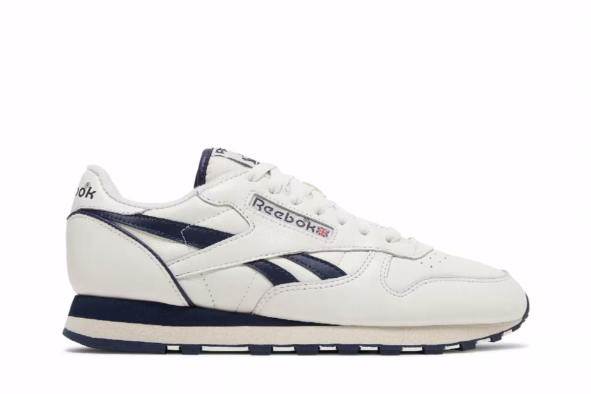 Reebok Classic Leather 1983 Vintage Chalk Vector Navy, view 2