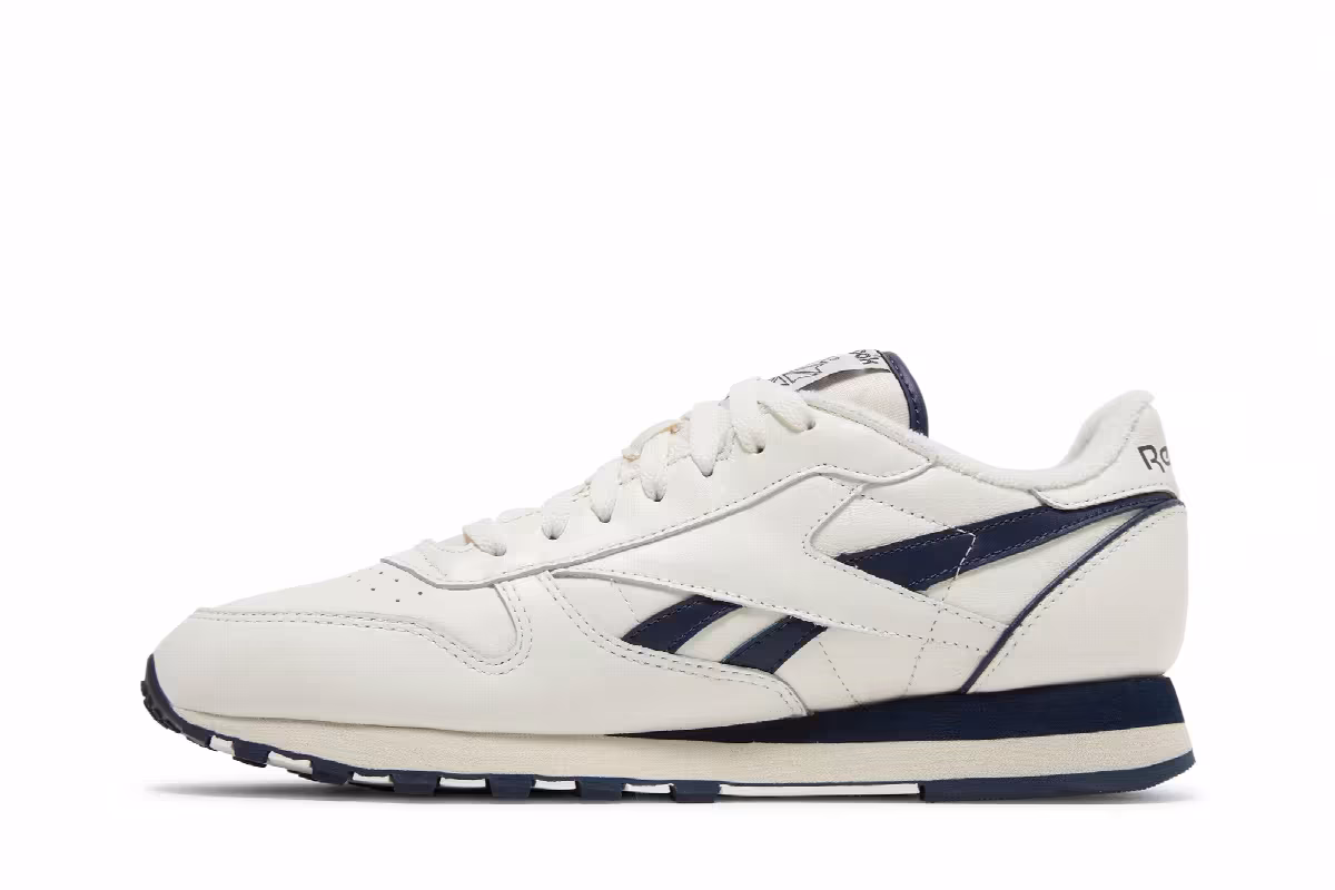 Reebok Classic Leather 1983 Vintage Chalk Vector Navy, view 4