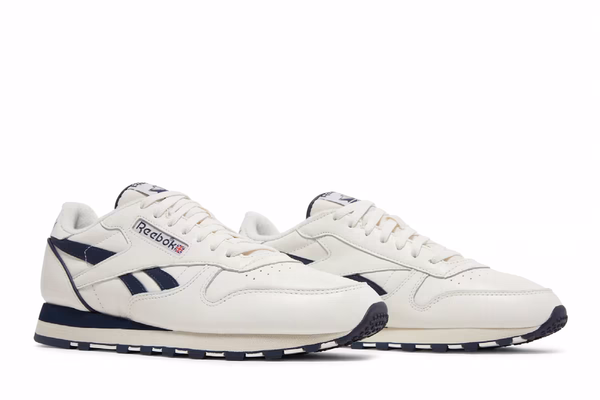 Reebok Classic Leather 1983 Vintage Chalk Vector Navy, view 9