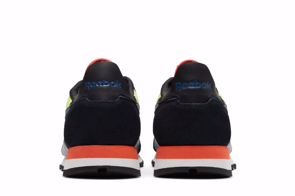 Reebok Classic Leather White Black Dynamic Red, view 7