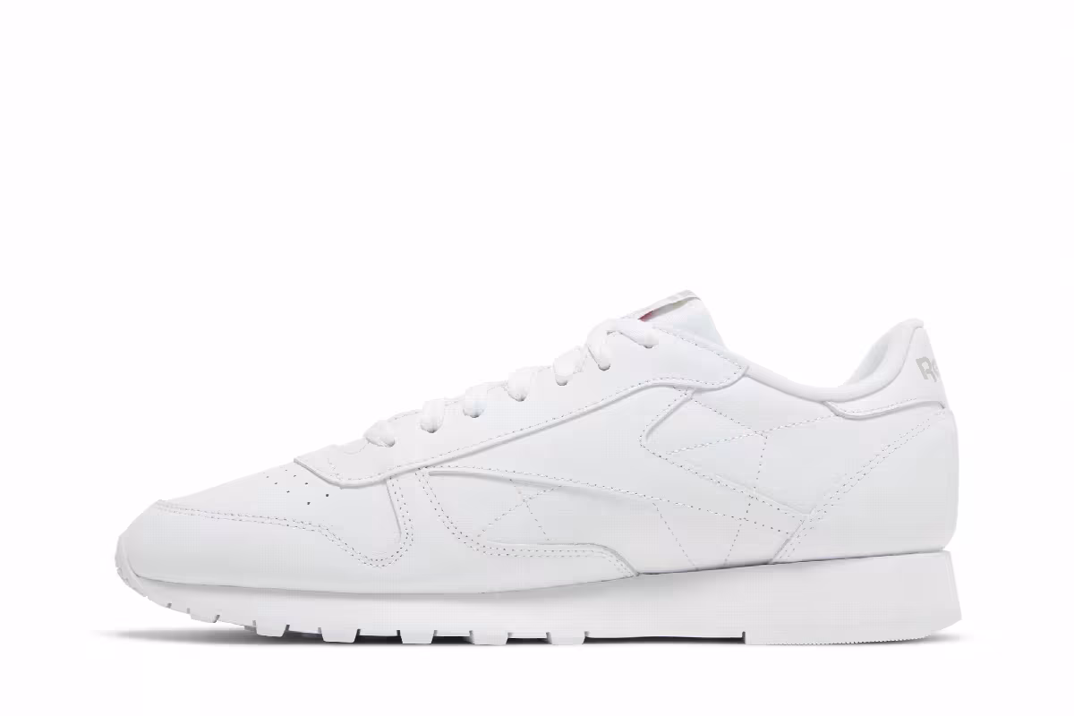 Reebok Classic Leather White Grey, view 4