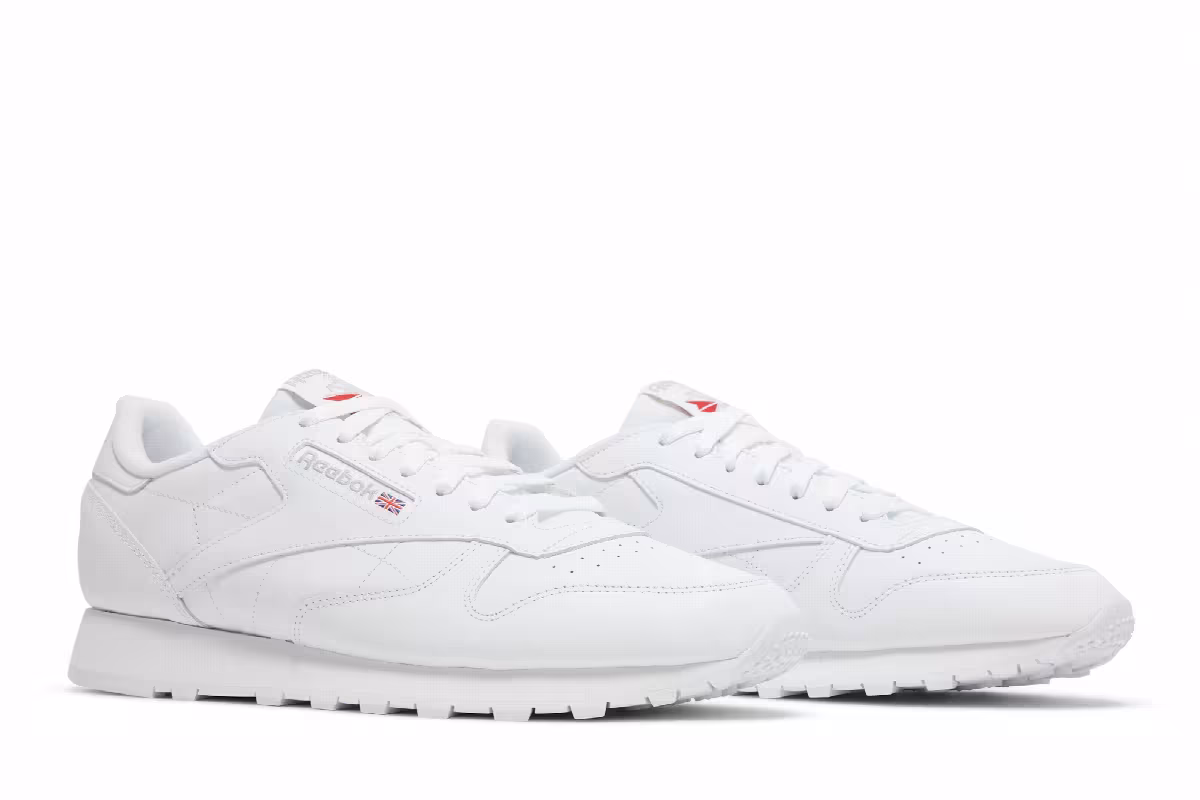 Reebok Classic Leather White Grey, view 9