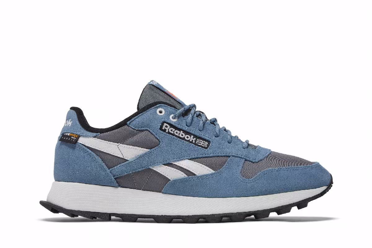 Reebok Classic Leather Grey Blue Slate, view 2