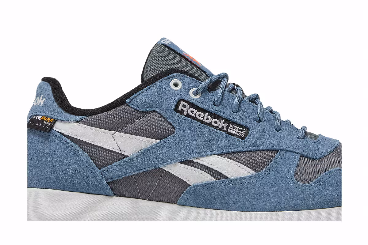 Reebok Classic Leather Grey Blue Slate, view 3