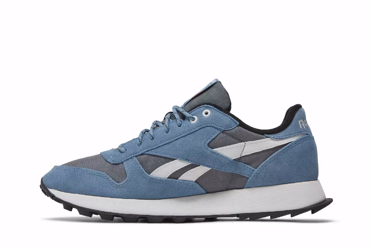 Reebok Classic Leather Grey Blue Slate, view 4