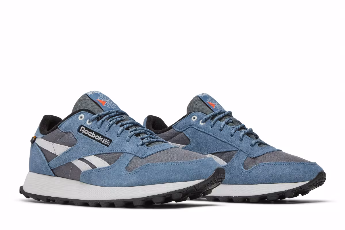 Reebok Classic Leather Grey Blue Slate, view 9