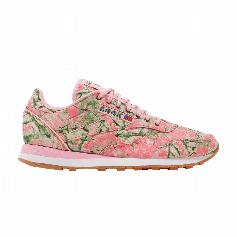 LQQK Studios x Reebok Classic Leather 'Leaf Camo - Bubble Gum'