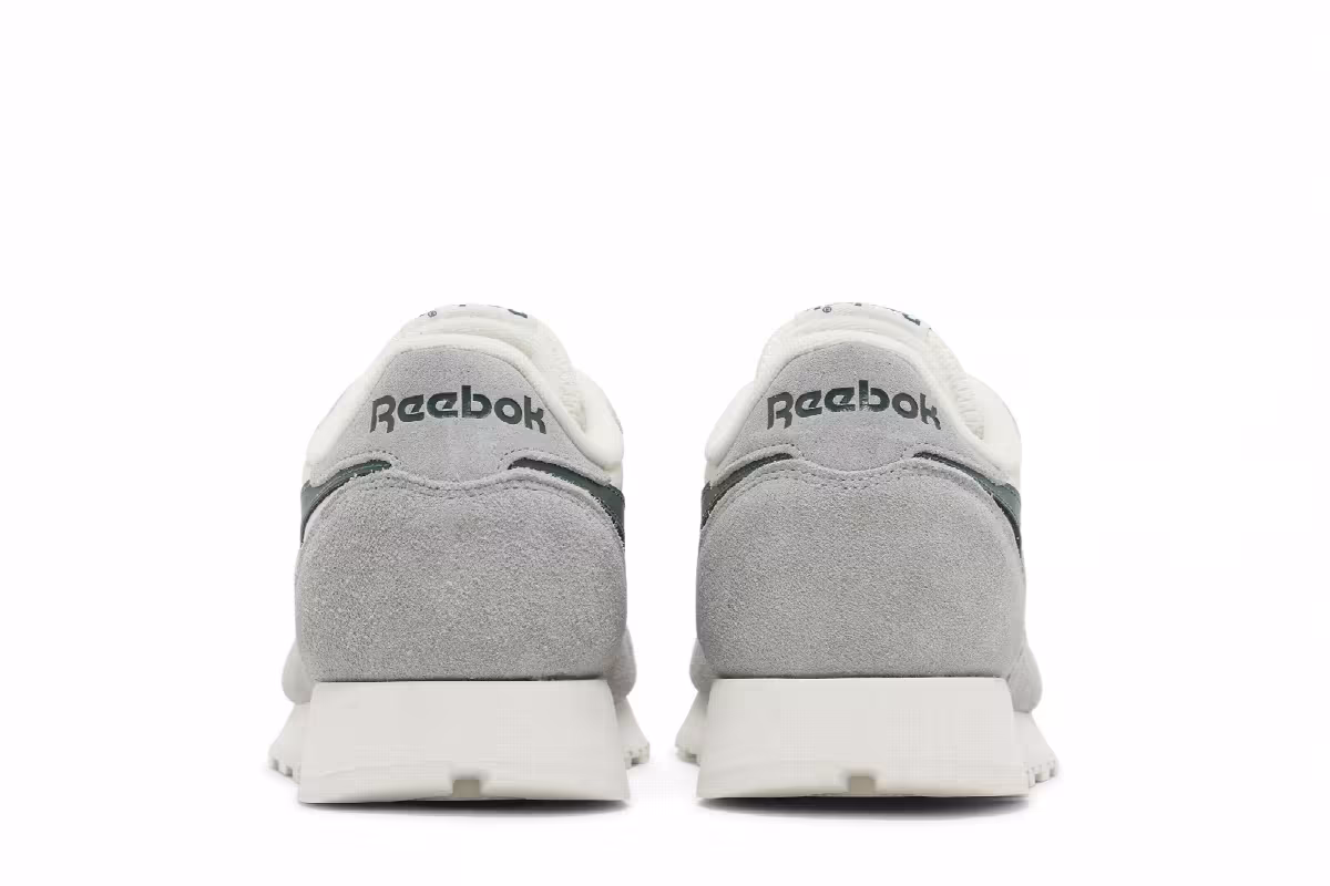 Reebok Classic Leather Pure Grey Dark Green, view 7
