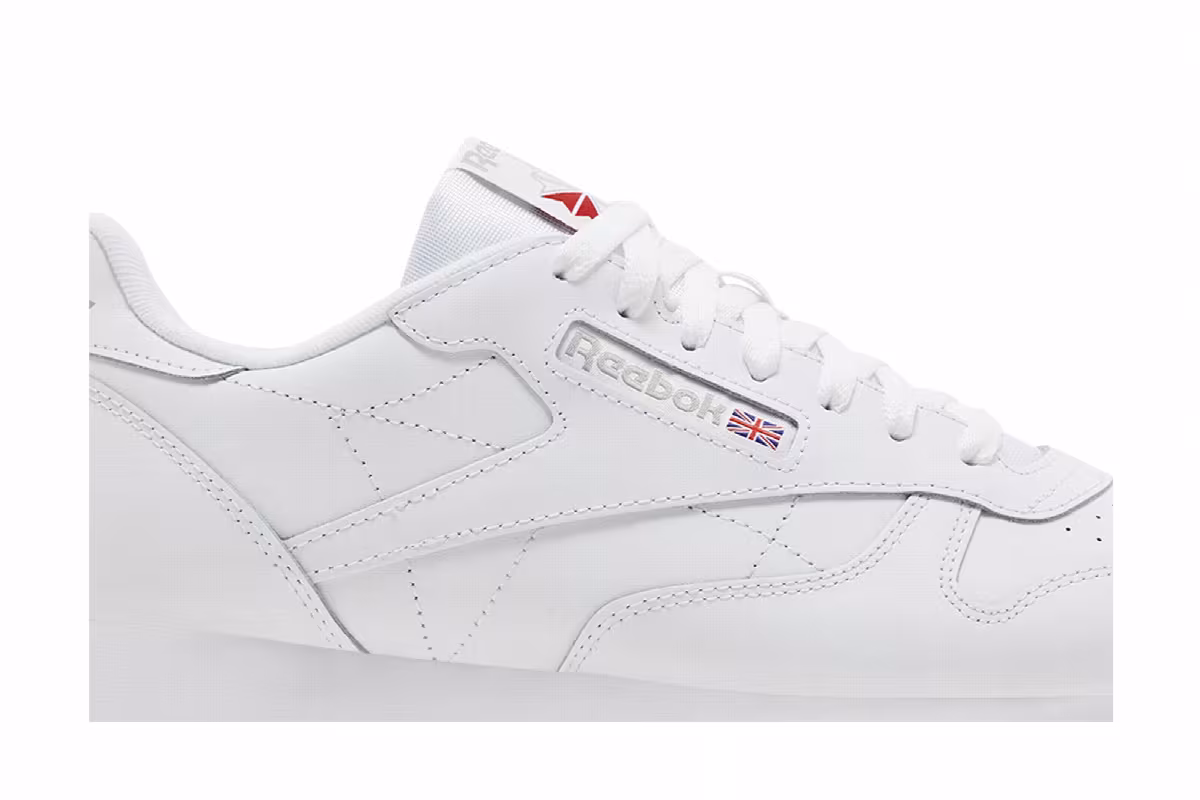 Reebok Classic Leather White Grey Gum, view 3