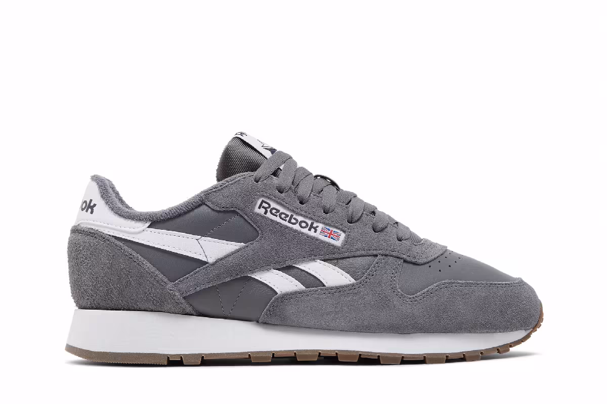 Reebok Classic Leather Pure Grey White, view 2